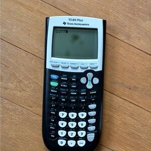 Texas Instruments TI-84 Plus Black and White Calculator